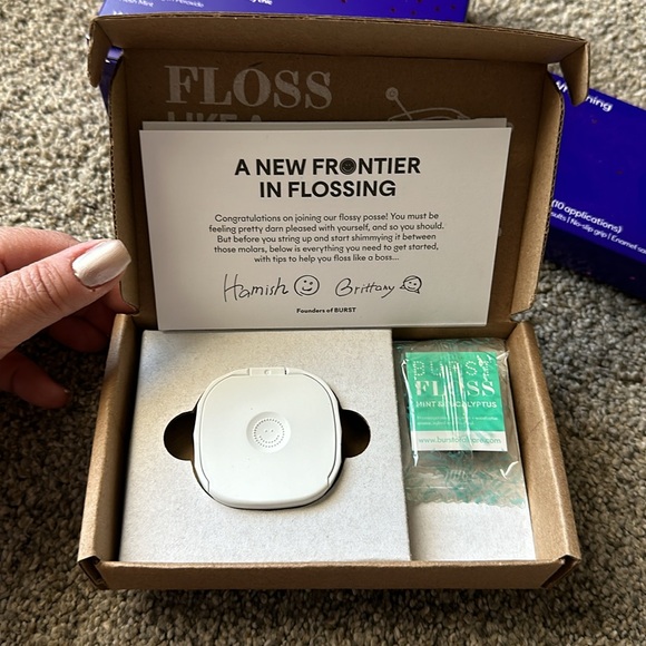 NIB Burst Oral Care Professional Teeth Whitening System Bundle Trays Strips - Picture 5 of 6